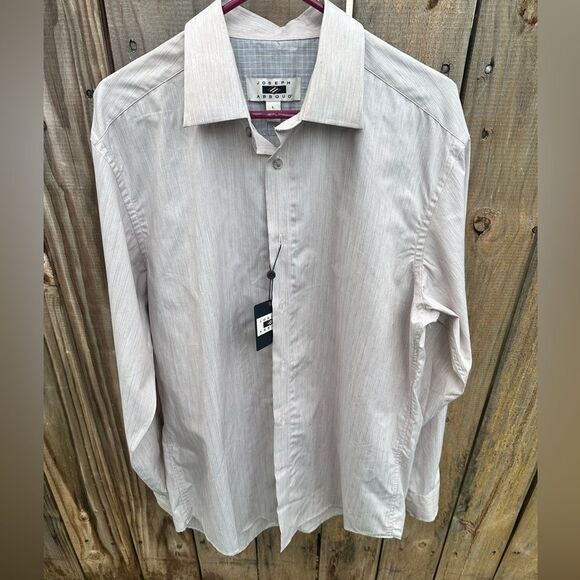 Joseph Abboud men’s button down dress shirt size L - Picture 1 of 9